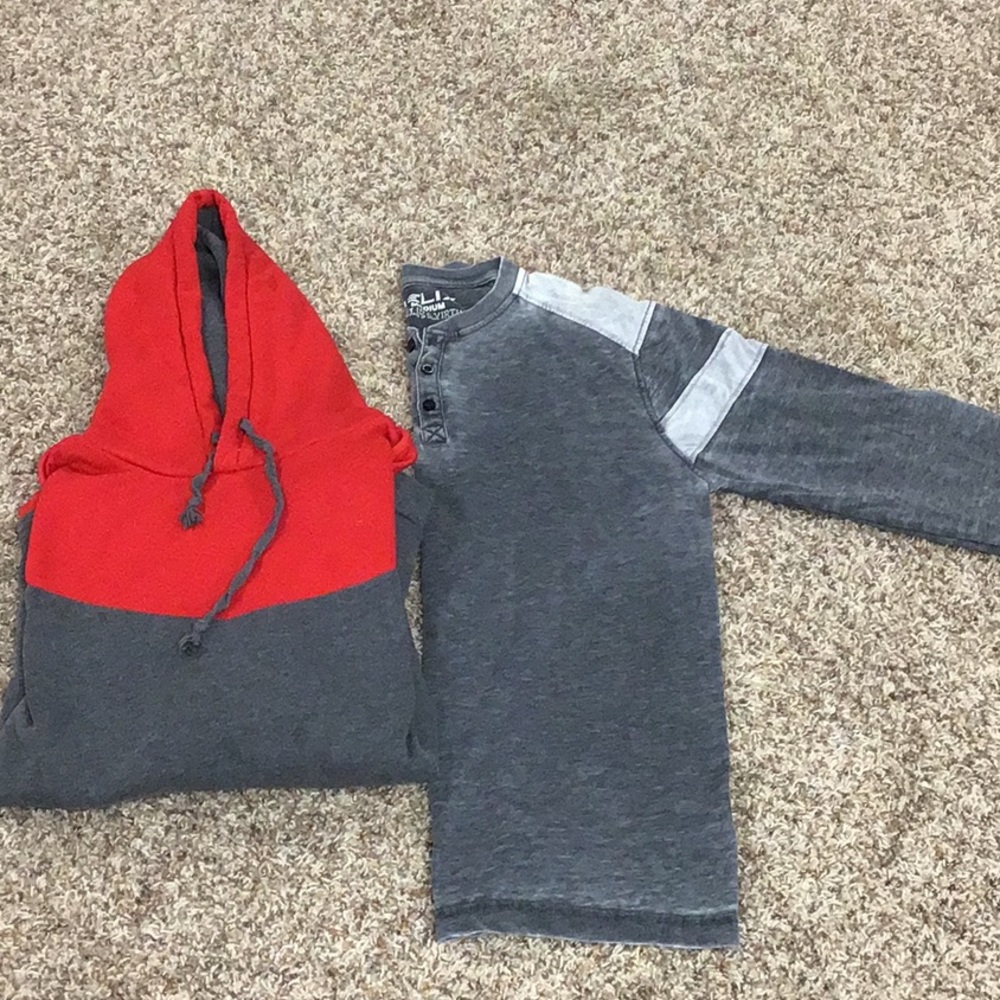 Helix long Sleeve & hooded sweatshirt